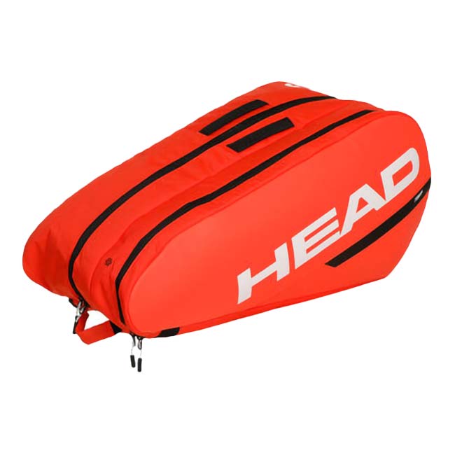 ９本収納 ヘッド(HEAD) TOUR RACQUET BAG L ツアーラケットバッグ エル テニスバッグ 260824-FO フルオオレンジ(24y4m)