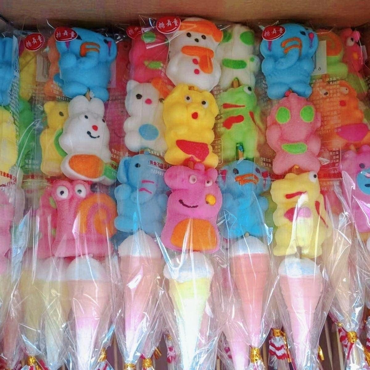 おいしいおやつ！1000Pcs クリスマス漫画マシュマロカラーキャンディスナック個別包装漫画動物形グミ