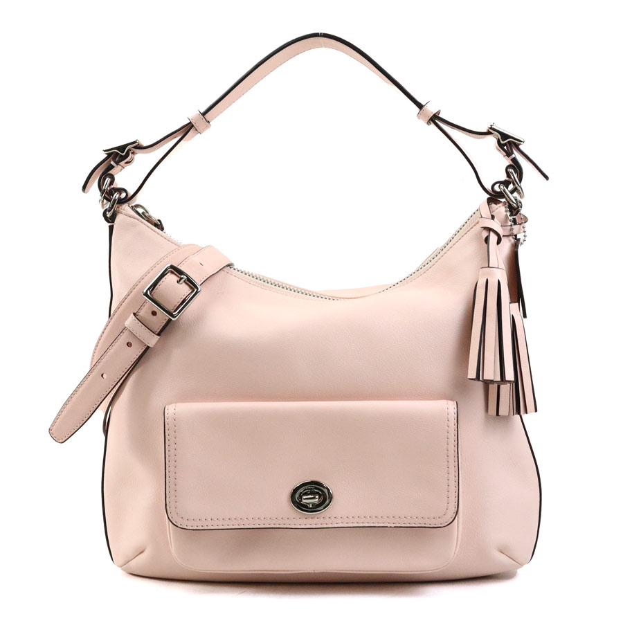 コーチ COACH ハンドバッグ ショルダーバッグ レザー ピンク レディース h30640a