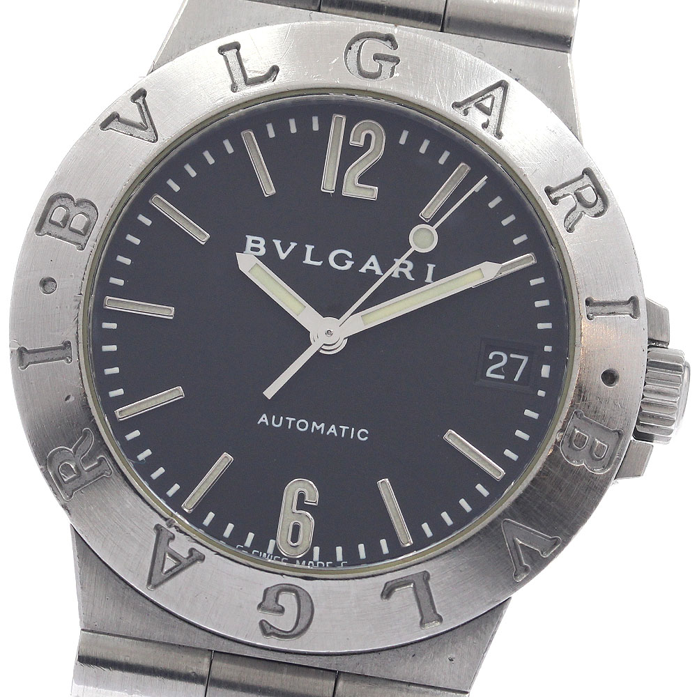 ブルガリ BVLGARI ディアゴノ デイト 1999 50本限定 自動巻き ボーイズ _948864【中古】