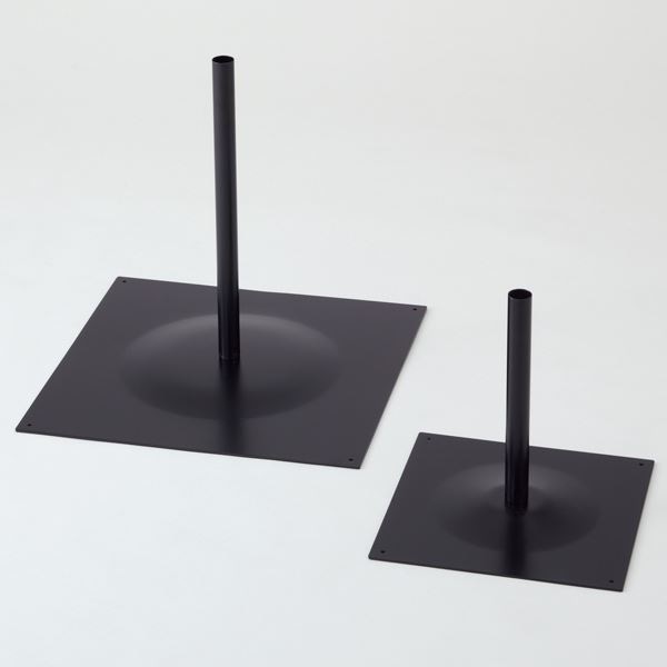 ノボリ用スタンド ノボリ用ポール台 F(大) カラー：黒