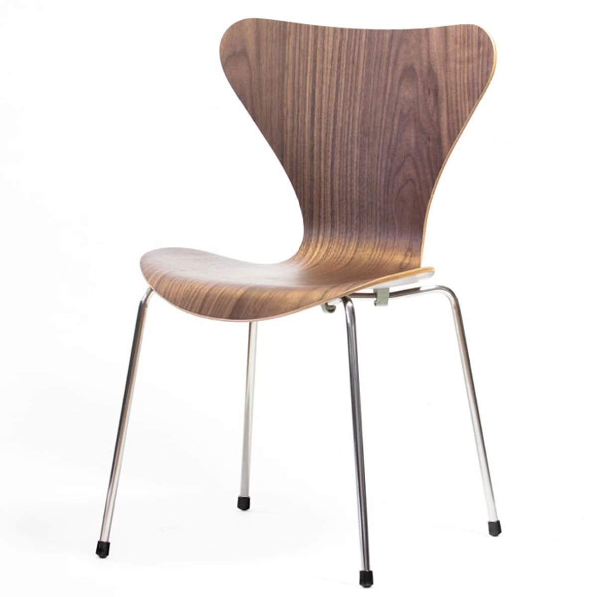 ダイニングチェア 座面高43cm ウォールナット プライウッドチェア リプロダクト デザイナーズチェア チェア 椅子 食卓 リビング 背もたれ 天然木 ナチュラル 北欧 曲木 木目調