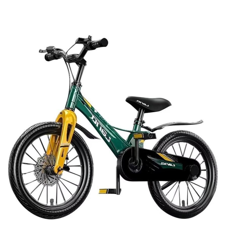 補助輪付き子ども用自転車（20インチ）超軽量マグネシウム素材フレーム ディスクブレーキ付き 泥除け付き レース用タイヤ 6ー12歳適合