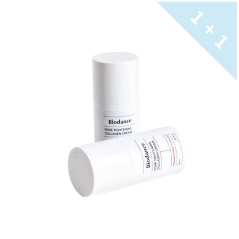 ポアタイトニング コラーゲンクリーム 50ml+50ml 1+1 ミネラゲン70%配合の集中毛穴ケアクリーム - 集中ケアでハリのある毛穴レス肌！