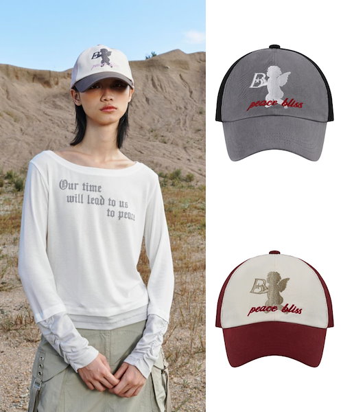 [BAUF] BIG B STAR BALL CAP /追跡付 Qoo10 BAUF BIG B STAR BALL 帽子 [