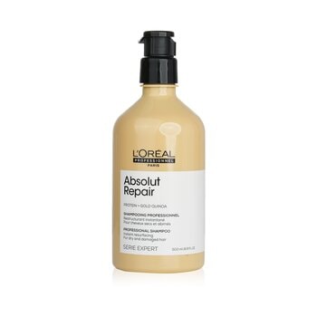 LOreal プロフェッショナル セリエ エキスパート - アブソルート リペア ゴールド キヌア + プロテイン インスタント リサーフェーシング シャンプー