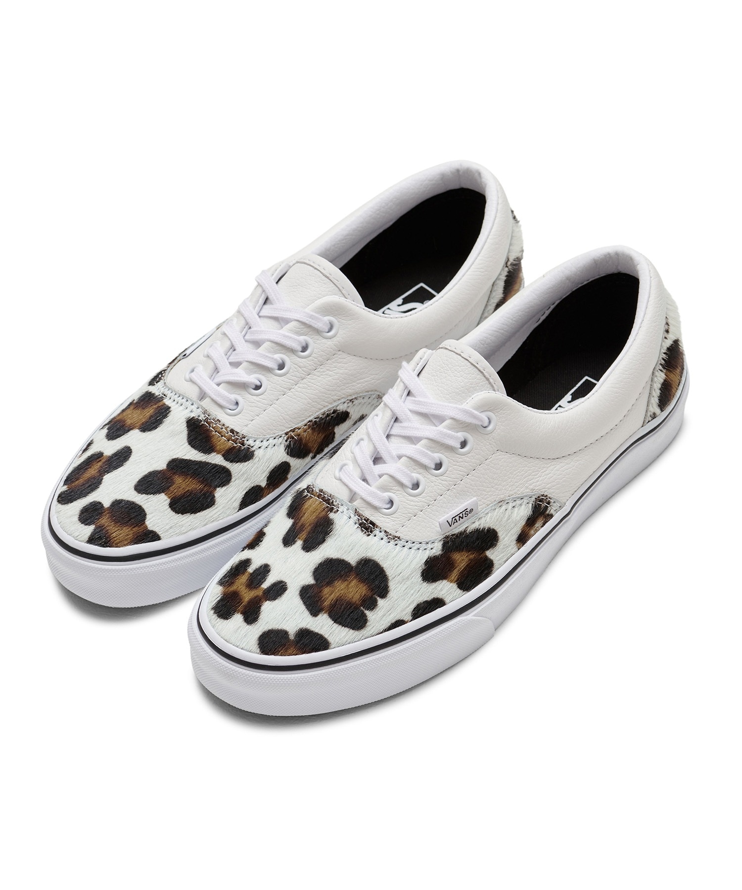 [VANS] エラ スニーカー VANS メンズ レディース CALF HAIR ERA カーフ ヘア エラ LEOPARD レオパード TRUE WHITE ホワイト VN0A38FRU8J シュー