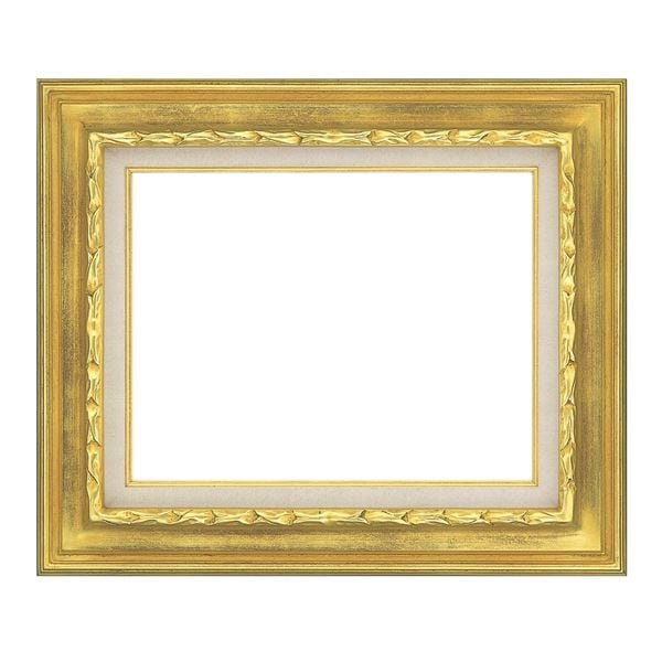 大額 油額 F12 ゴールド アクリル [70.6x82.4x7.5cm]