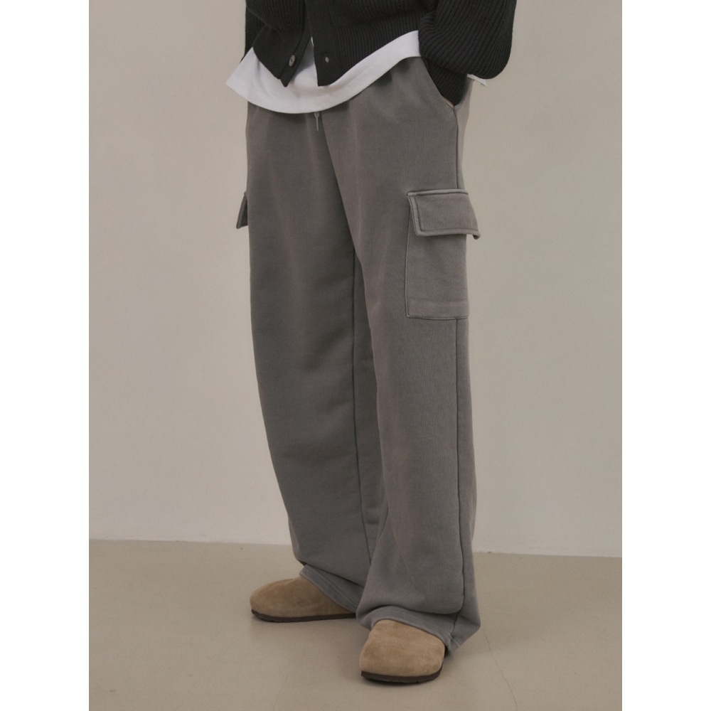 ウェンズデーオアシスピグメントカーゴスウェットパンツ (5col)