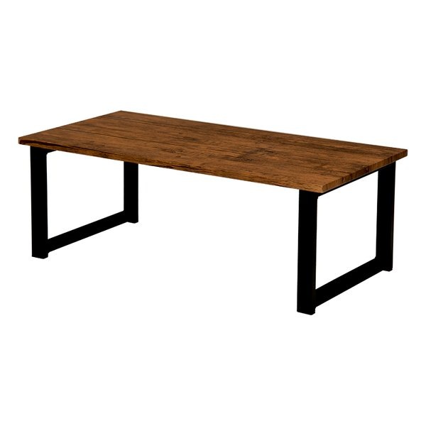 フリーテーブル 角型 ヴィンテージ風 耐水性 ブラウン 幅90×奥行45×高さ32cm LT-4394BR