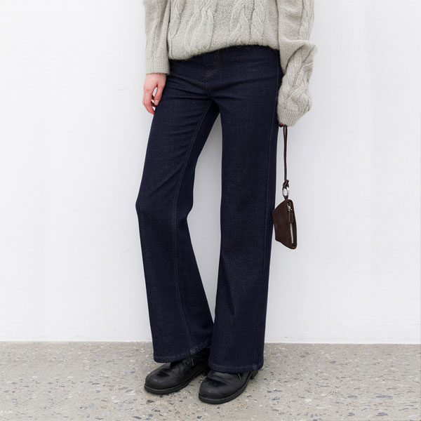 CITY BOOTCUT WARM DENIM PANTS (PT-5733)
