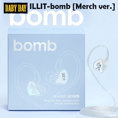 ILLIT イヤホン Bomb ILLIT イヤホン Bomb （楽天市場】MERCH VER / ILLIT - BOMB
