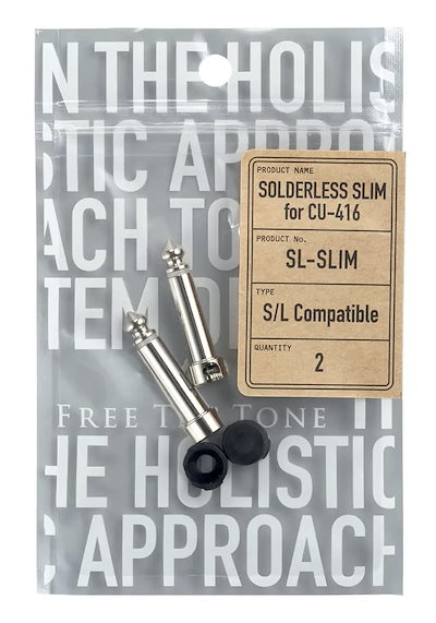 他サイト： Free The Tone/SL-SLIM-2P Solderless Slim Plug CU-416用 フリーザトーンの商品画像