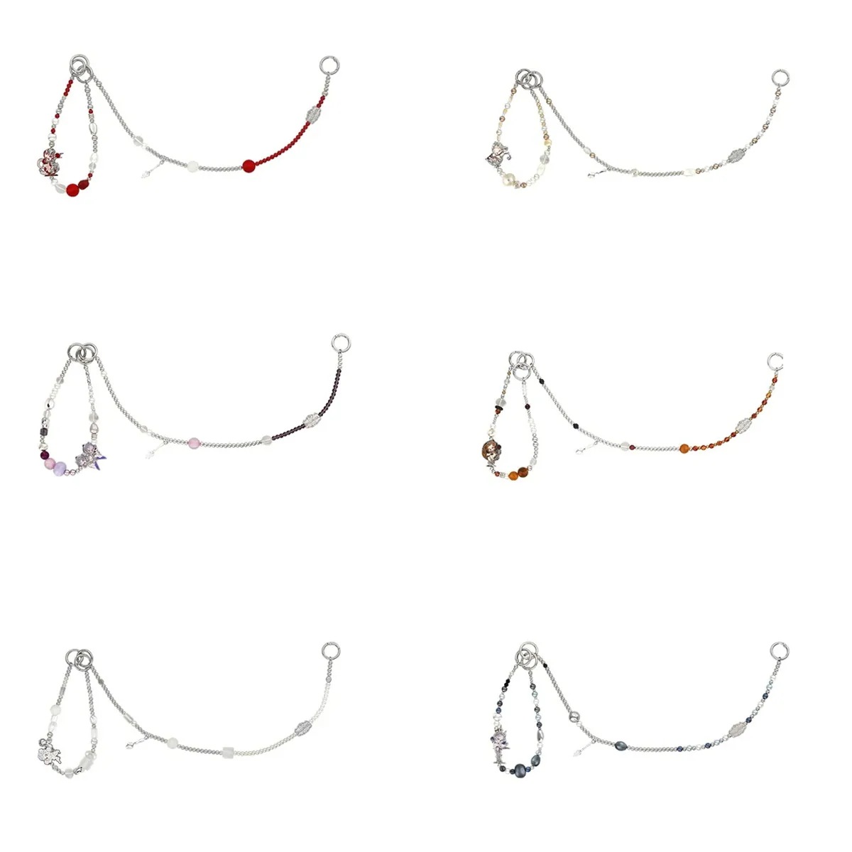 公式正規品POP MART SKULLPANDA The Feast Begins Multifunctional Pendant漫画チャーム キーホルダー・ストラップ・ペンダント ブラインドボックス