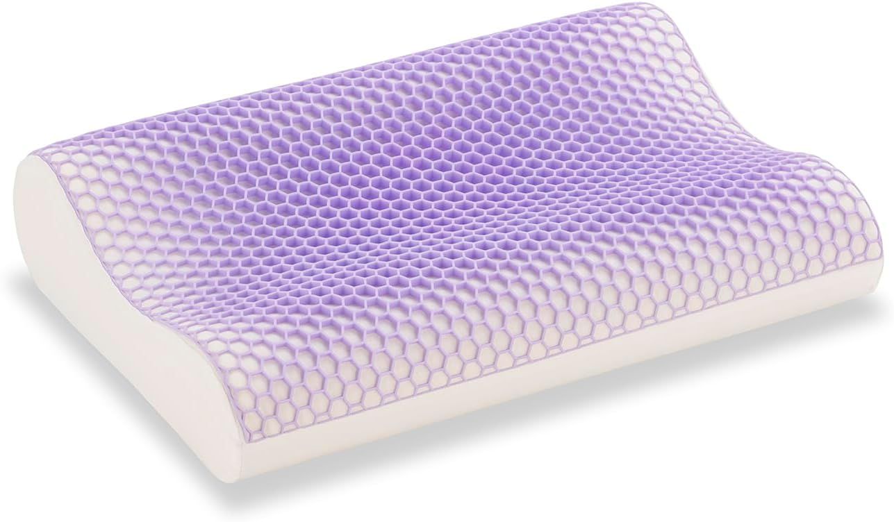 フランスベッド 枕 60×40cm ライトパープル色カバー付き 「放熱シート内蔵まくら ZUKAN（頭寒）ピロー」 ズカンピロー 日本国内初上陸の放熱シートラジテックを使用 一年中一晩中の快眠をお