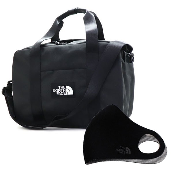 マスクセット ボストンバッグ メンズ レディース HERITAGE CARGO PLUS 2Way ショルダーバッグ ブラック NN2FP77A BLK