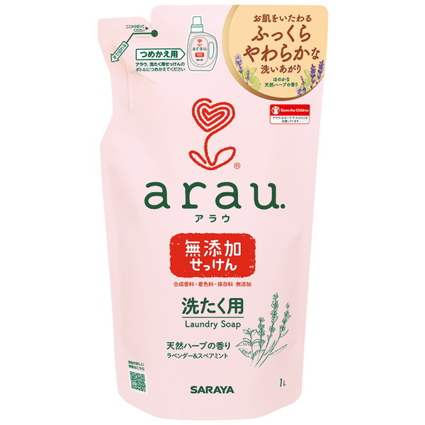 アラウ 洗濯用せっけん つめかえ用 1L 製品画像