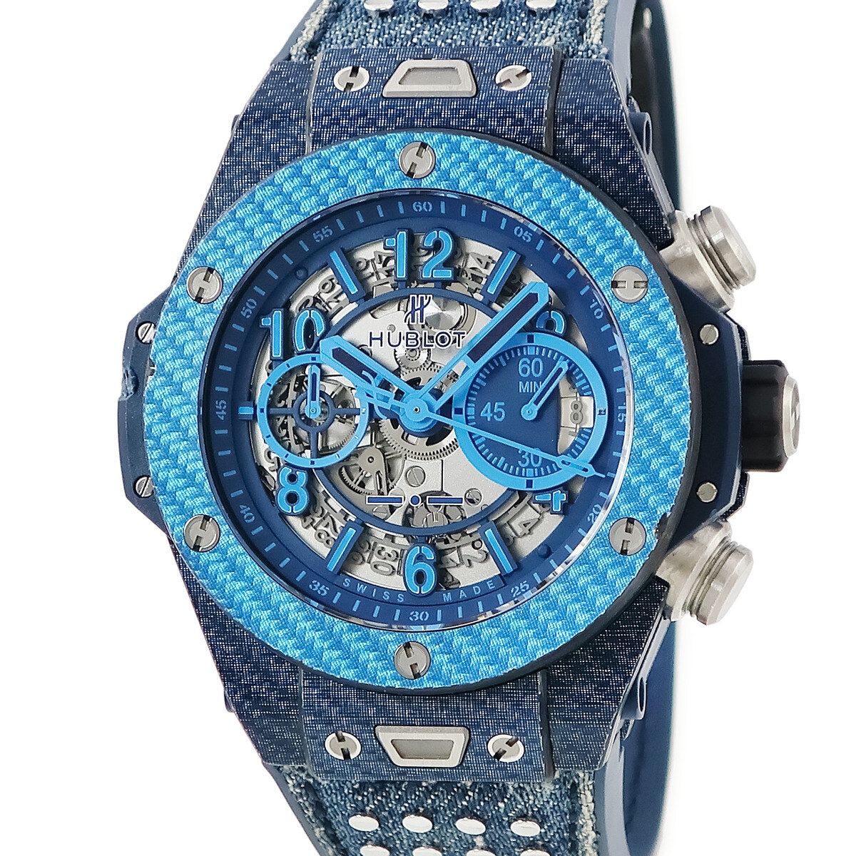 ビッグバン ウニコ イタリア インデペンデント ブルー クロノ 411.YL.5190.NR.IT115 自動巻き メンズ 限定 3年保証