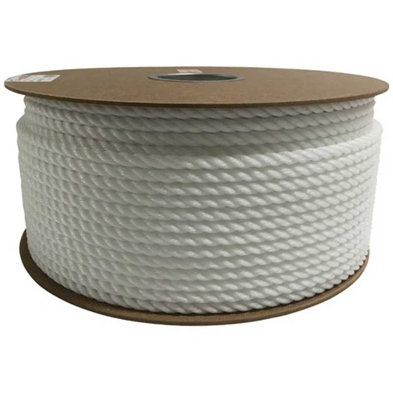 ユタカメイク　ユタカ ポリエチレンロープドラム巻 9mm×150m ホワイト　PRE-57