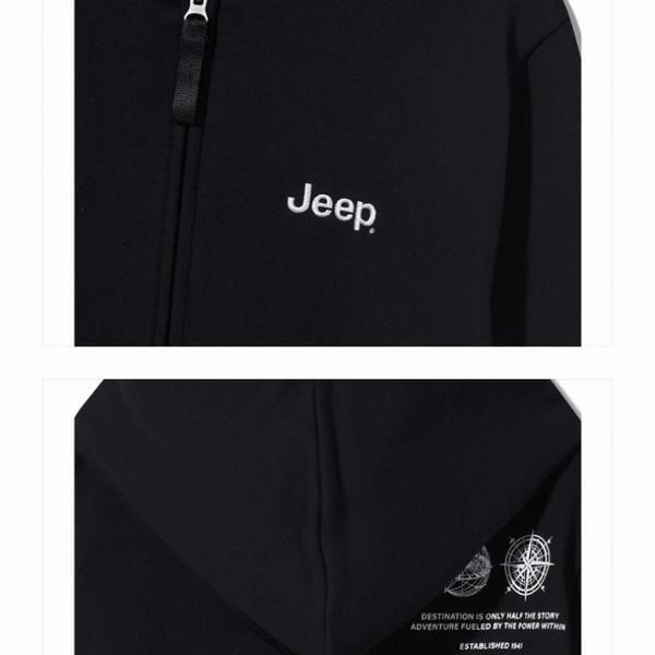 JEEP 男女兼用コンパスプリントツーウェイジッパーフード付きジャケット_2_A JQ3TZU001_2