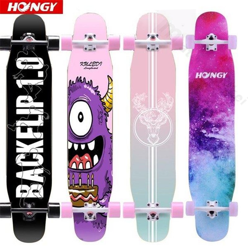 【3日で出荷】ロングスケートボード SKT ロングボード 完成品 スケボー コンプリート ロンスケ パーク ストリ