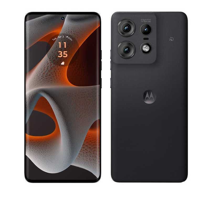 モトローラ　SIMフリースマートフォン edge 50 pro Qualcomm Snapdragon 7 Gen 3 6.7型 ブラックビューティ　PB1K0000JP
