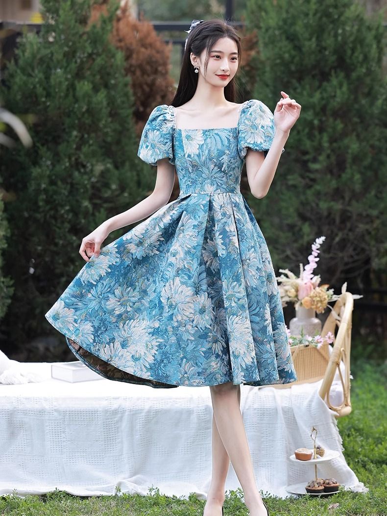 【2枚購入で 3oo円OFF！】ドレス小さな2025年の油絵小さなドレスは着用できます通常大人の贈り物の登録に登録