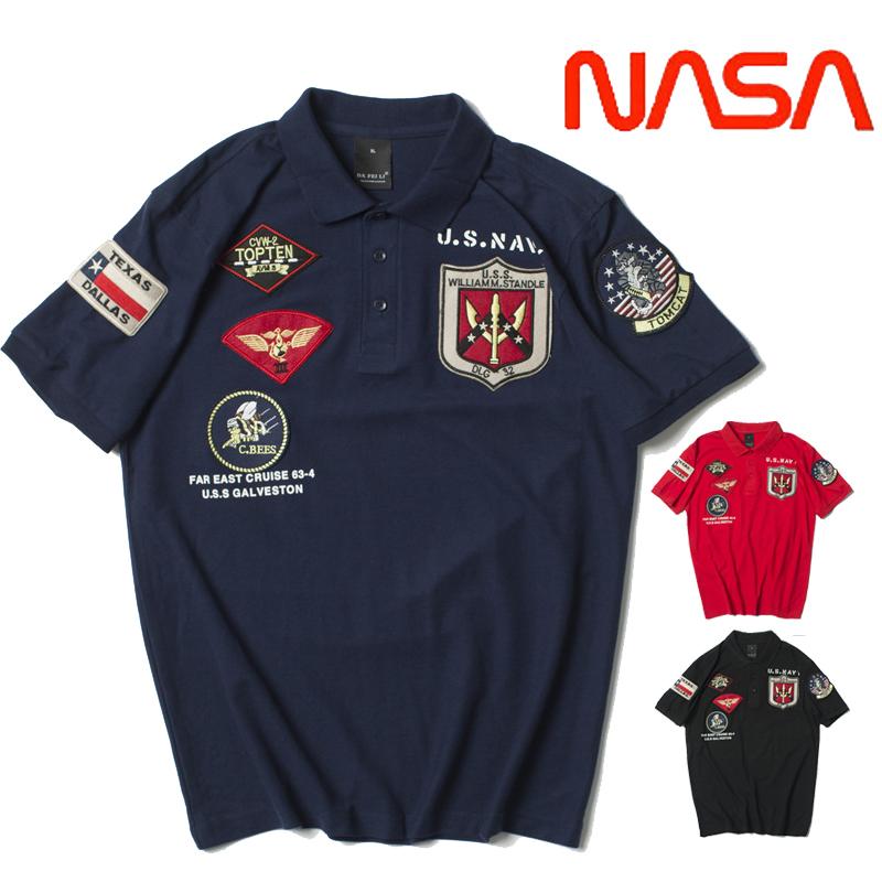 【急速出荷】ポロシャツ メンズ ポロシャツ 半袖 メンズ メンズ オシャレ ワッペン ミリタリー風 ビジネス対応 鹿の子 春 春夏 ポロ トップス