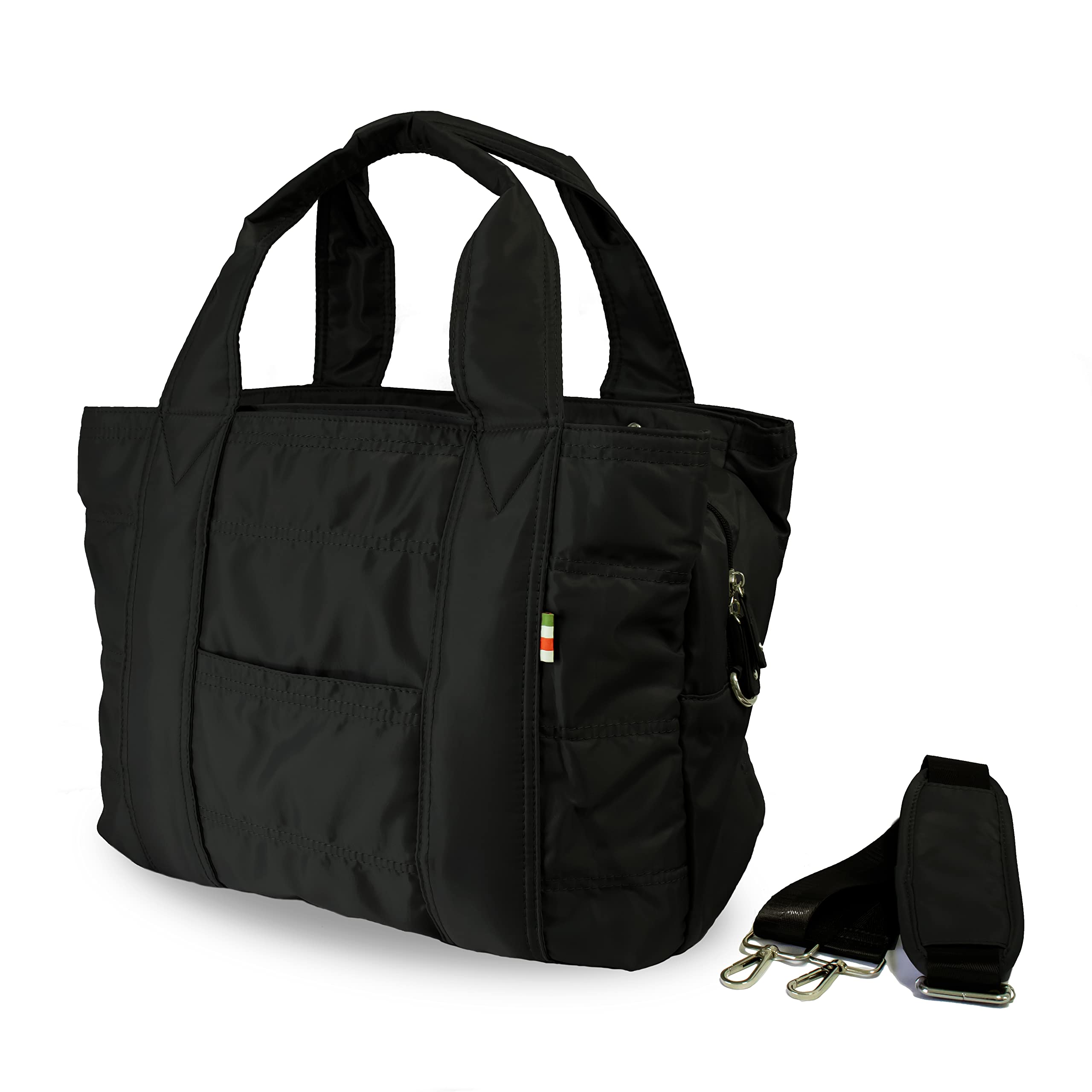 [アンコール] 現役ママのこだわり 上質ナイロン 『高見えママバッグ 軽くて大容量』 トートバッグ マザーズバッグ 2WAY ショルダーベルト付 撥水 カジュアル 旅行 出産祝 ジャパン