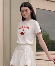 Tシャツ・カットソー ROLAROLA LACE PUNCHING T-SHIRT 4BKS340 ROLAROLA LACE PUNCHING T-SHIRT 4BKS340 (rolarola/Tシャツ