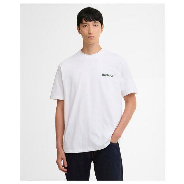 26SS 男性 ホワイト Crossby Archive Logo OS Tシャツ URTS6E007WT