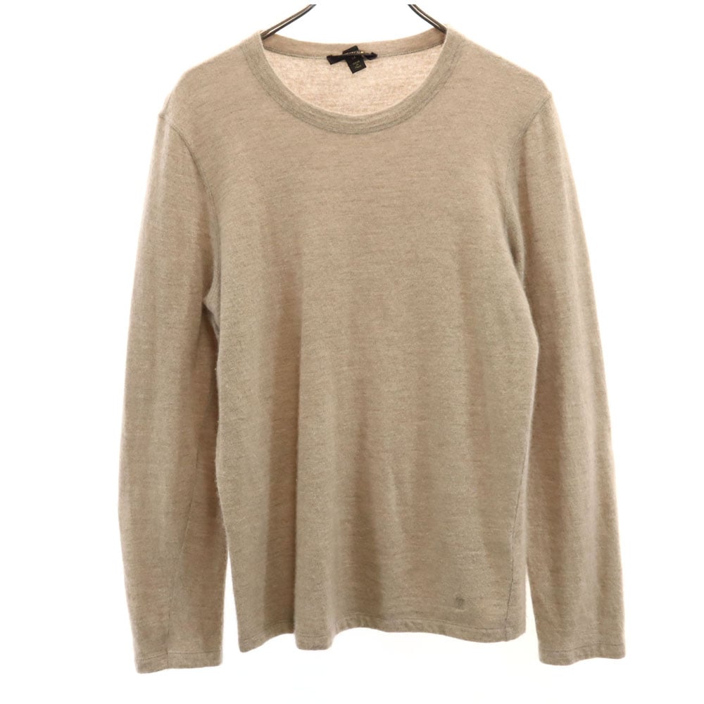 イタリア製 カシミヤブレンド 長袖 セーター M ブラウン レディース