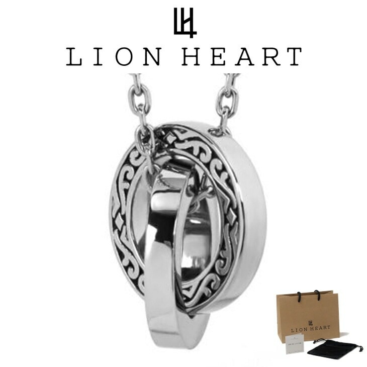 ネックレス メンズ レディース 限定展開 LH-1 ワイド タテガミ ダブルリング サージカルステンレス316L LH-03NE065 ステンレス 【ネコポス】