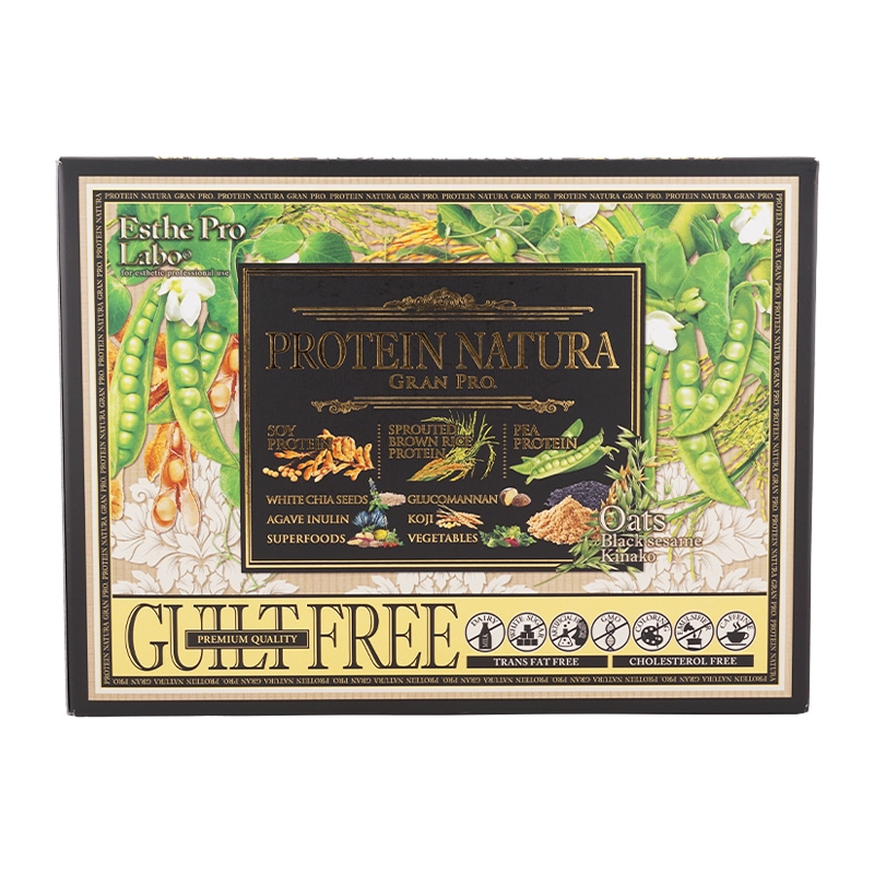 プロテイン ナチュラ グランプロ オーツ黒ごまきな粉 20袋入り 大豆タンパク 発芽玄米タンパク エンドウ豆タンパク[ギフトラッピング対応]
