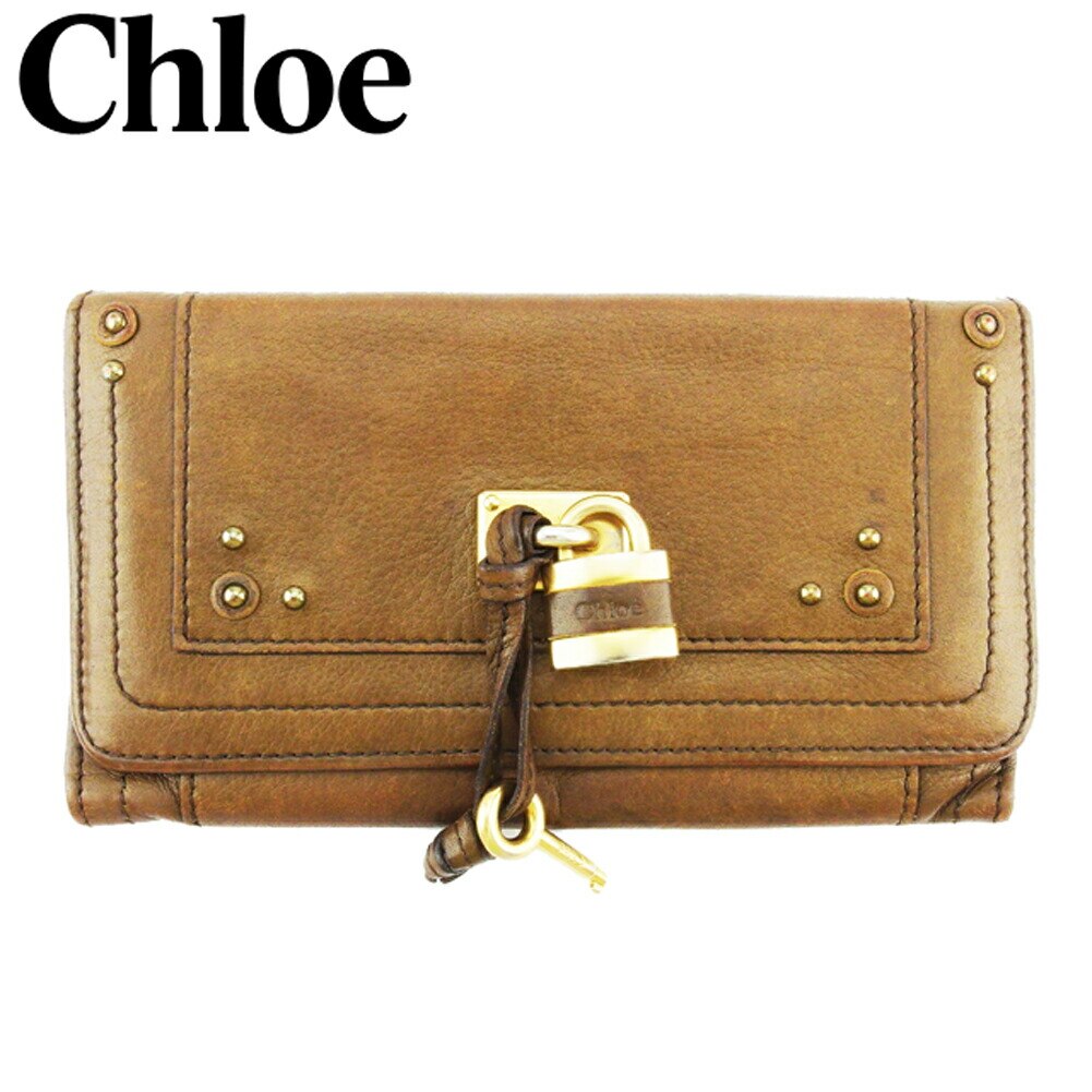 人気の レディース パディントン 財布 ファスナー付き Chloe長財布