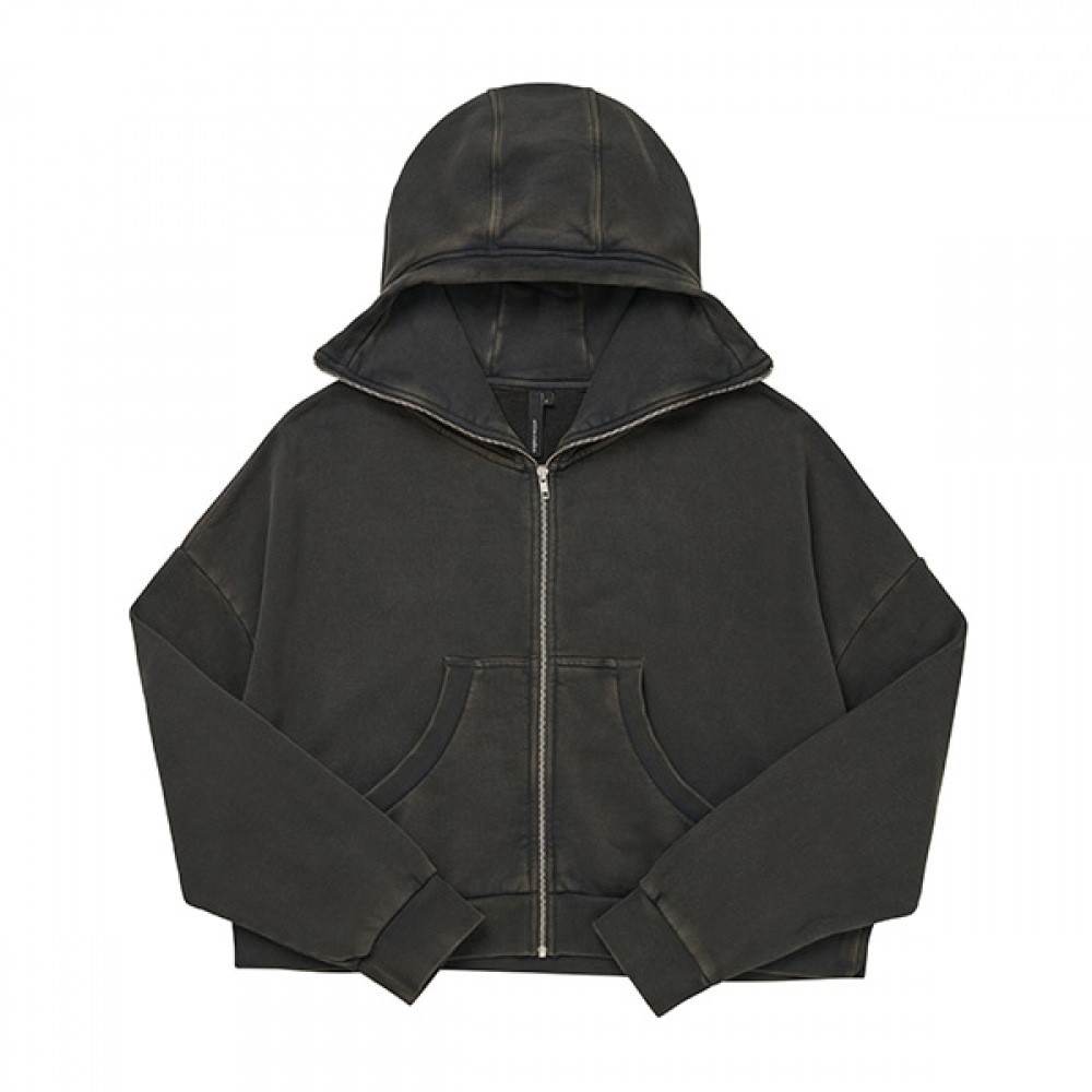 スタジオ全体 ES2106WB (フルジッパーカバーブラック) ヘビーユニバーサルパーカージップアップ