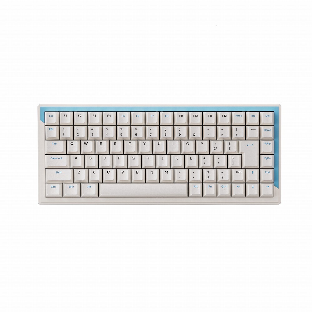 DrunkDeer 有線 ゲーミングキーボード 日本語配列 86キー DrunkDeer G75 JP Blue（ホワイト/ブルー） G75W0P04JP