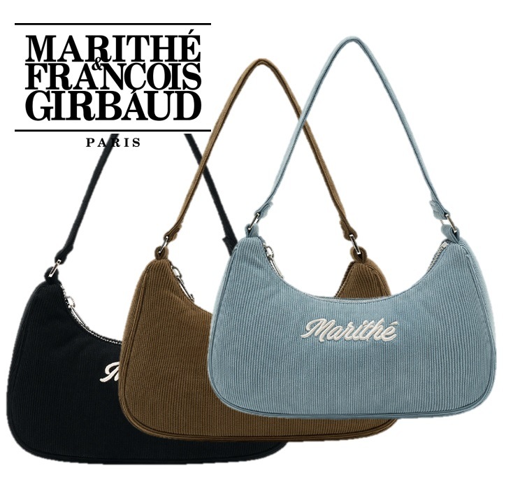 MARITHE FRANCOIS GIRBAUD コーデュロイショルダーバッグ 8,625円