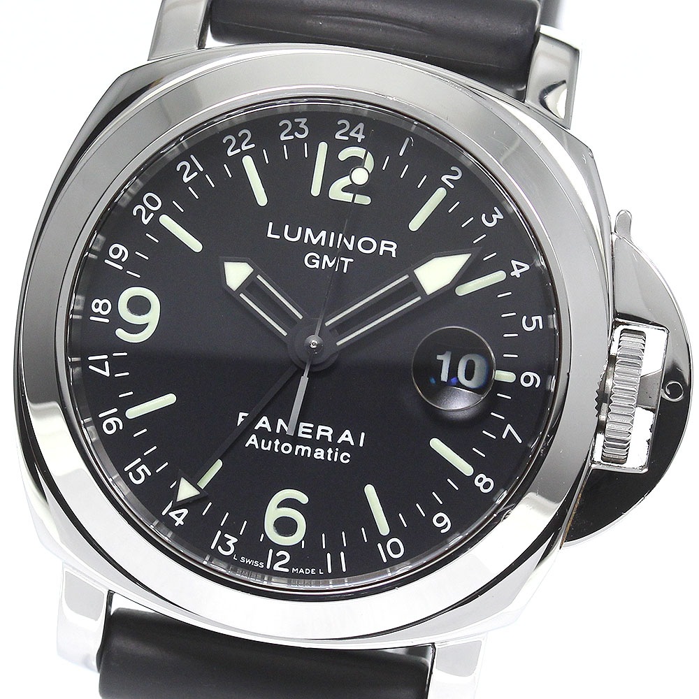 パネライ PANERAI PAM00063 ルミノール GMT 自動巻き メンズ _761181【中古】