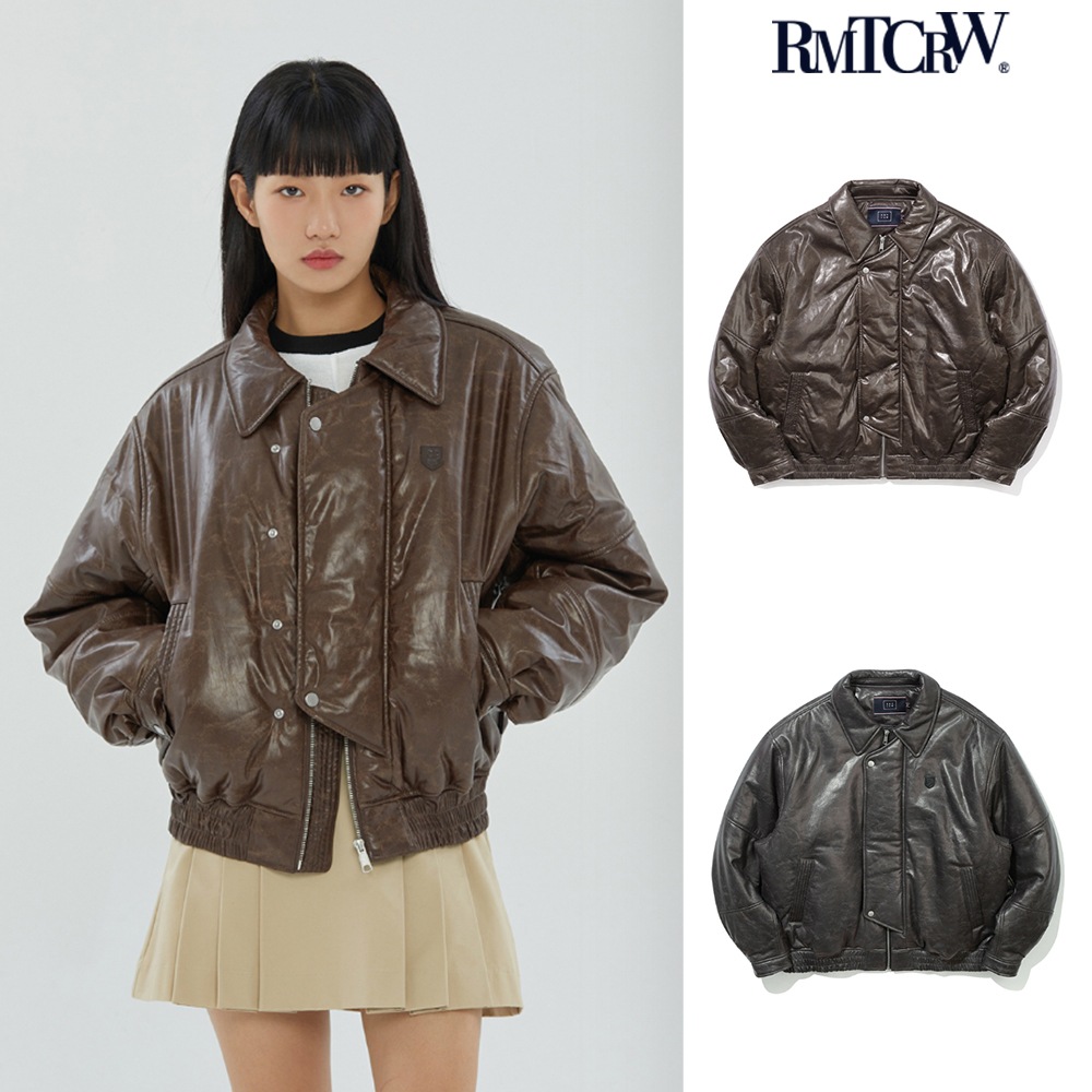 【ROMANTIC CROWN】 CRACK BOMBER JACKET