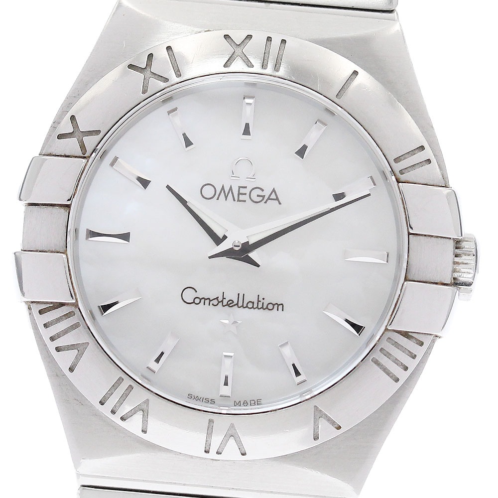 オメガ OMEGA 123.10.27.60.05.001 コンステレーション ブラッシュ クォーツ レディース _935916【中古】