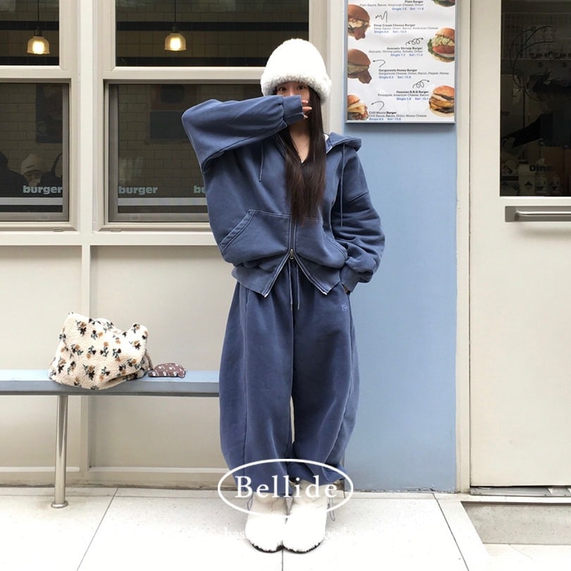 [MADE] ユニーク裏起毛ピグメントツーウェイジップアップパーカー jp1176 7,710円