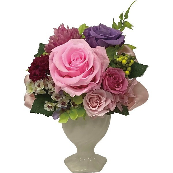 （ギフト）ラフィネ（プリザーブドフラワー） ピンク