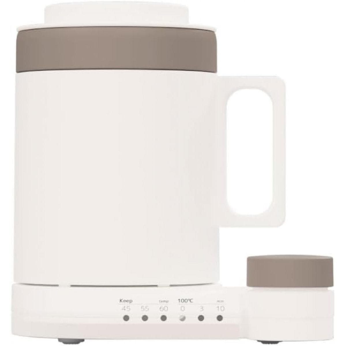 【在庫有・即納】サンコー THANKO 沸かして飲めるマグケトル MAGKTLHWH 白湯 煮出し 保温 300ml ホワイト 飲み物 受験生 応援 マグ ケトル 腸活