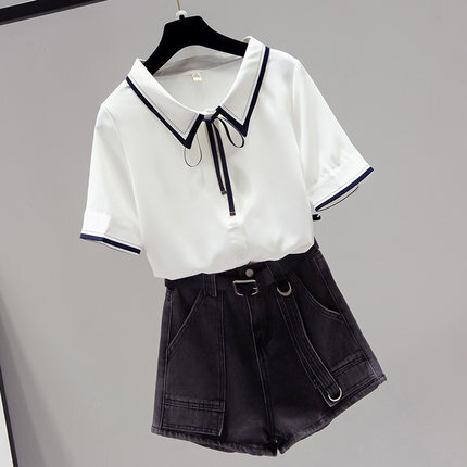 半袖ブラウス トップス シャツ ブラウス 袖あり 半袖 襟付き リボン 前開き かわいい 大人可愛い きれいめ シンプル カジュアル 大人 おしゃれ お洒落 レトロ 大人可愛い 大人女子 こなれ感