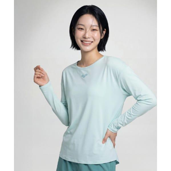 アイスフィット女性カバーアップラッシュガード A6BL1QR20 ( LMT,WHT )