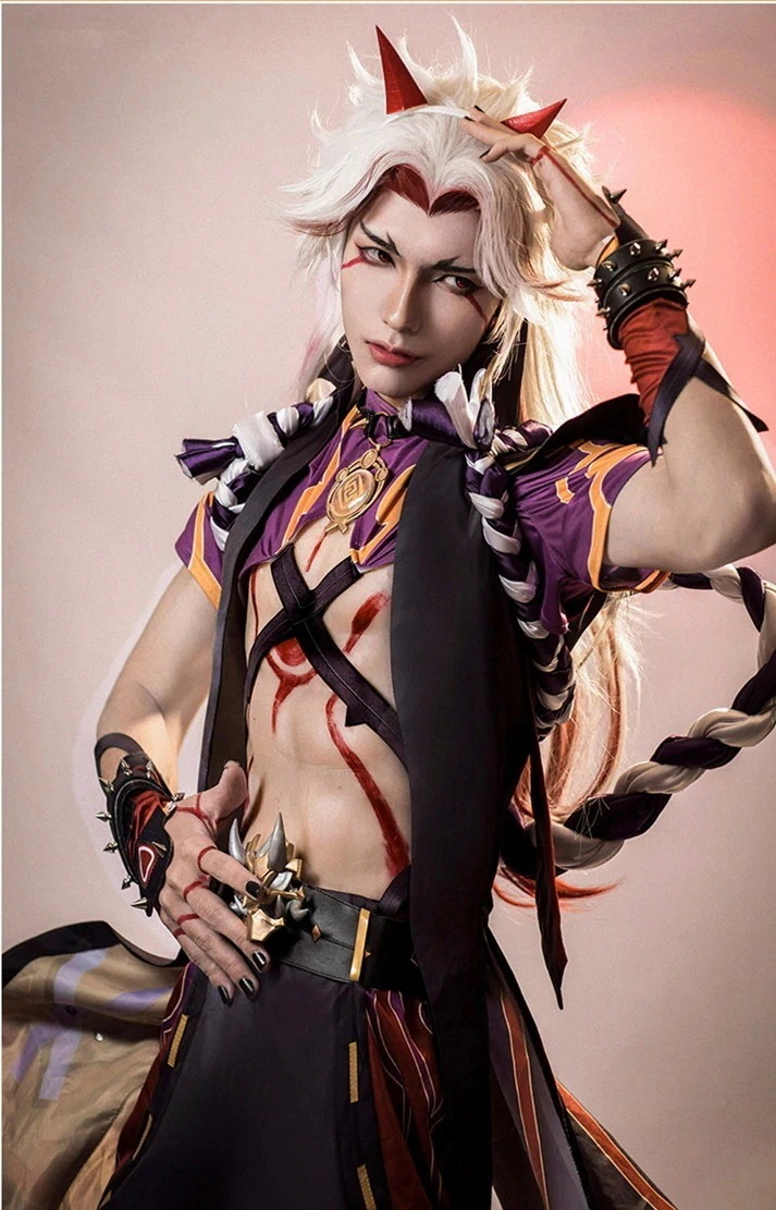 げんしん genshin 原神 荒瀧一斗 コスチューム 仮装期間限定30％ 変装 コスプレ衣装パーティーイベント用品コスプレ変装仮装