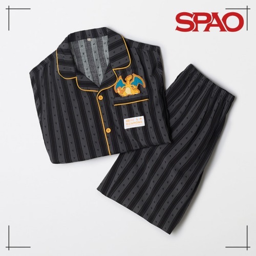 SPAO公式 リザモン ポケモン 長袖パジャマ BLACK 韓国人気 秋新作 5,544円