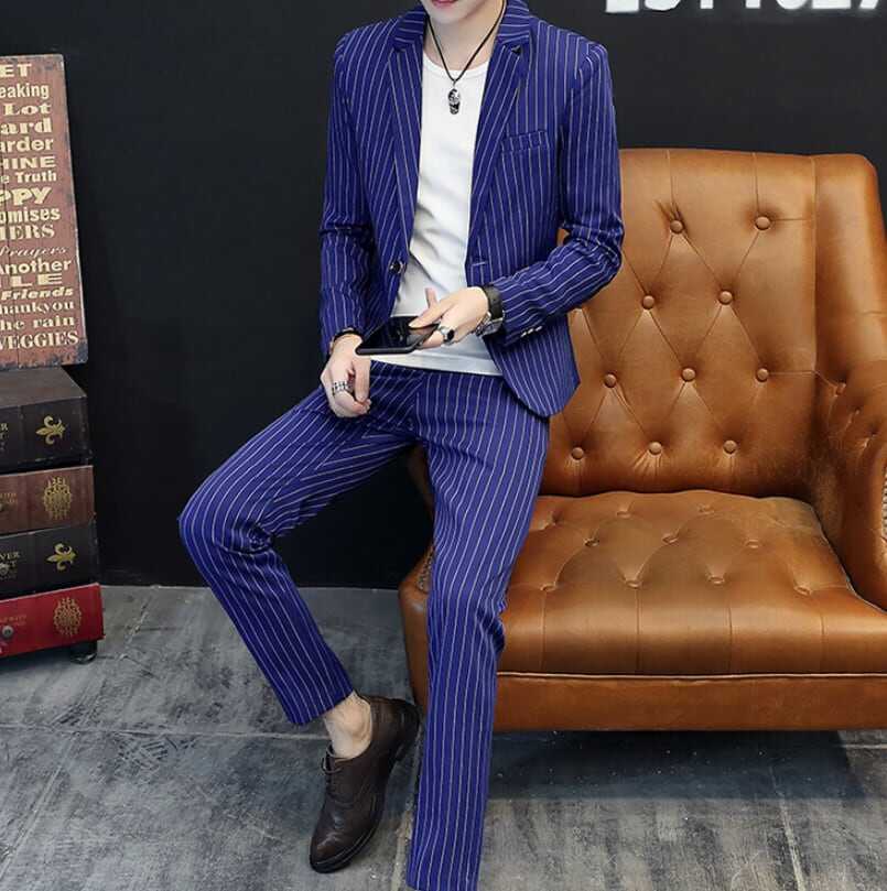 スーツ 紳士服 男 メンズ 人気 おすすめ おしゃれ お洒落 激安 安い プチプラ 上下セット セットアップ 一つ釦 一つボタン ジャケット パンツ スラックス ストライプ sh017
