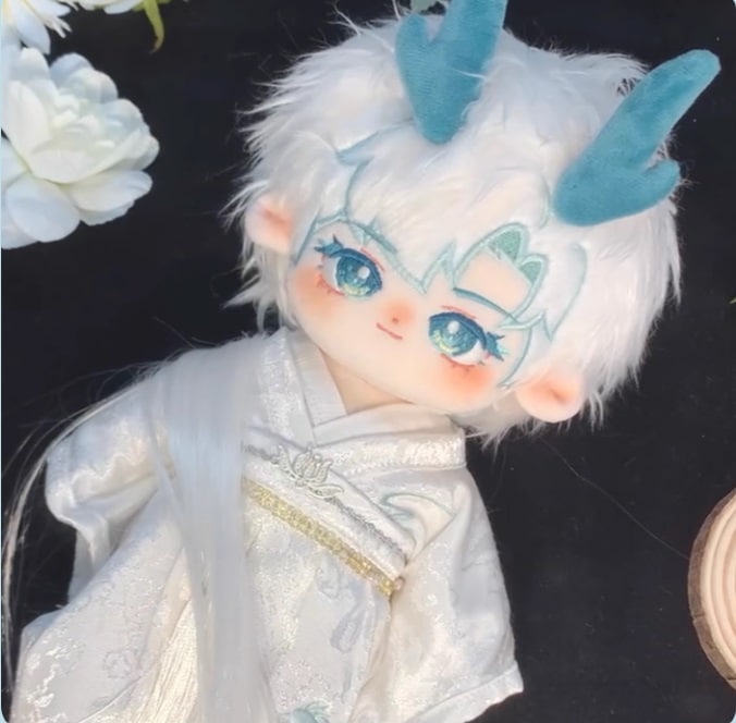 25cm 無属性ぬいぐるみ　コットン ドール　棉花娃娃 本体のみ 骨有　スケルトン有　出生証明書